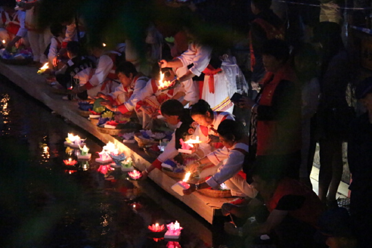 今年中元节不放河灯了