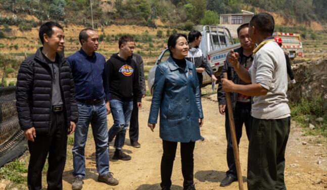 近日,州委常委,砚山县委书记李红深入维摩乡,干河乡督战脱贫攻坚工作.