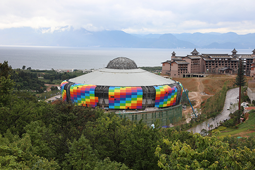 马戏大世界场馆加紧建设