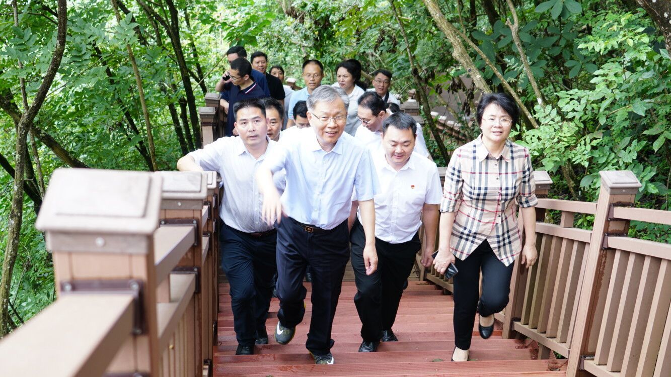州委副书记,州长张秀兰,州委常委,常务副州长贺勇陪同调研,州委常委