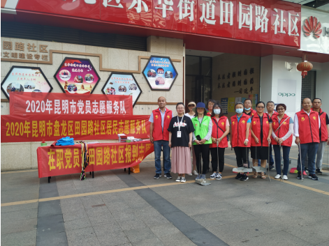 开展“文明城市齐心创 党员带头做表率”志愿活动