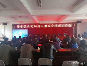 晋宁区部署云南切梢小蠹综合治理工作