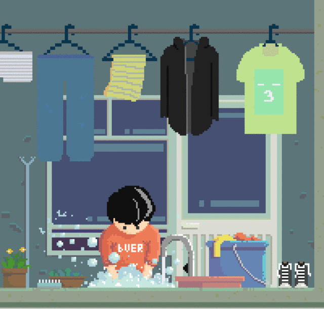 毛衣洗完要反着晒