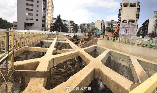 昆明地铁5号线圆通公园站建设滞后18个月