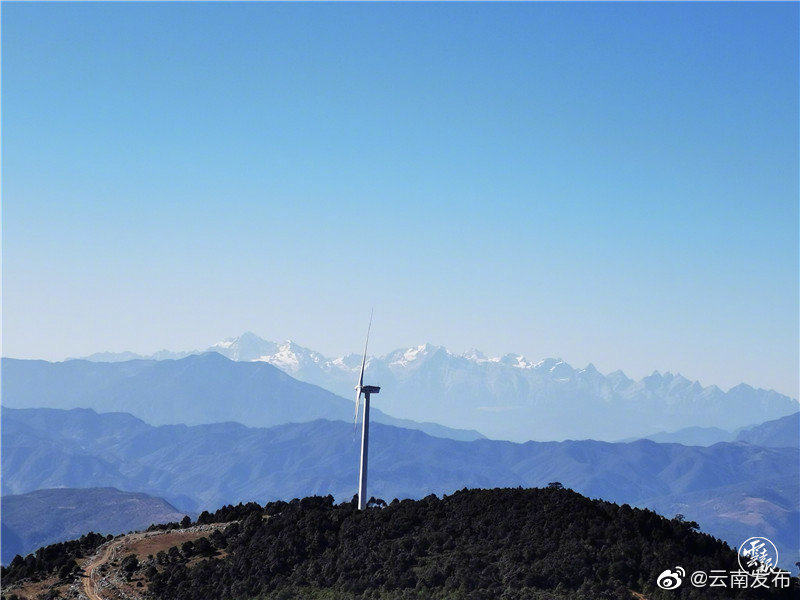 西南地区单机容量最大风电场在宁蒗实现全容量并网运行
