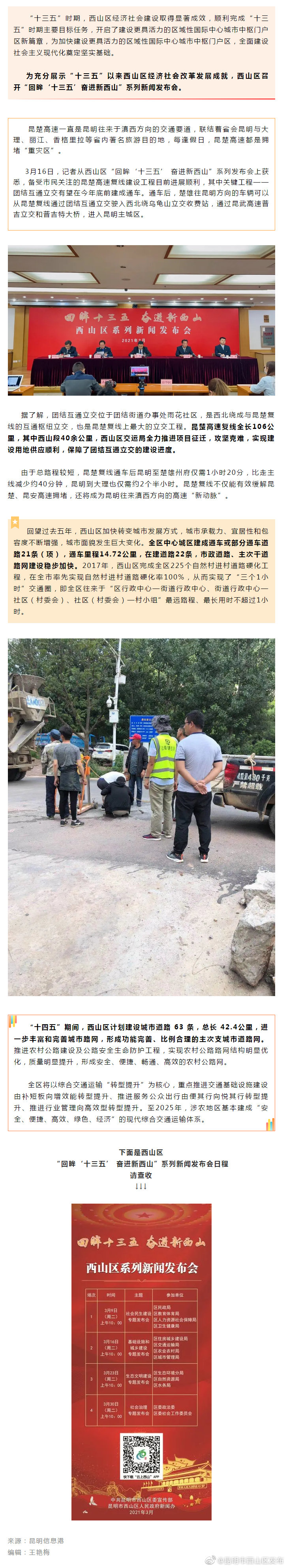 回眸“十三五” 奋进新西山 | 团结互通立交有望年底通车