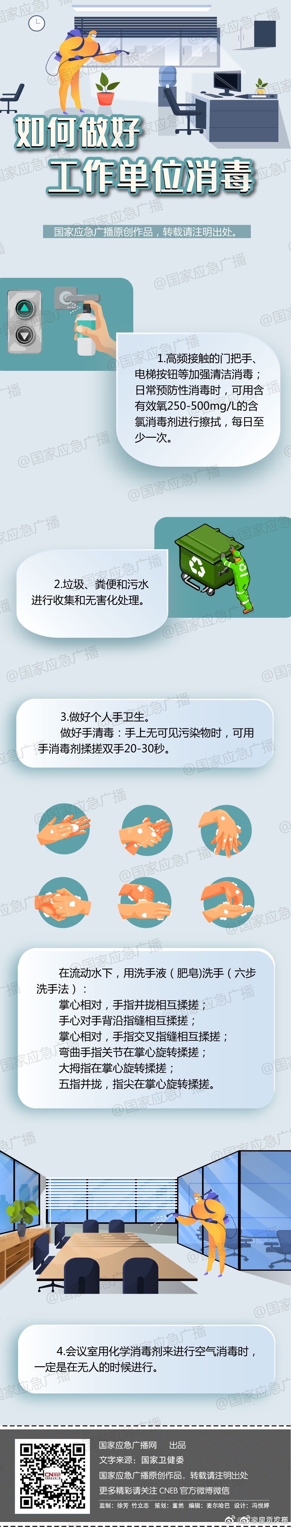 如何做好工作单位消毒？