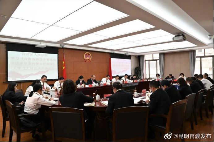 官渡法院开展政法队伍教育整顿警示教育“大学习大讨论大交流”活动