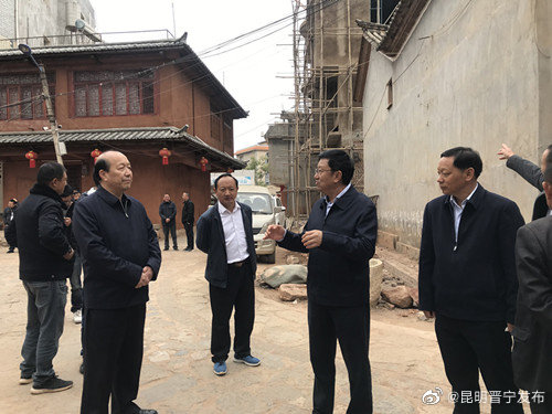 杨正晓率队到晋宁调研乡村振兴工作