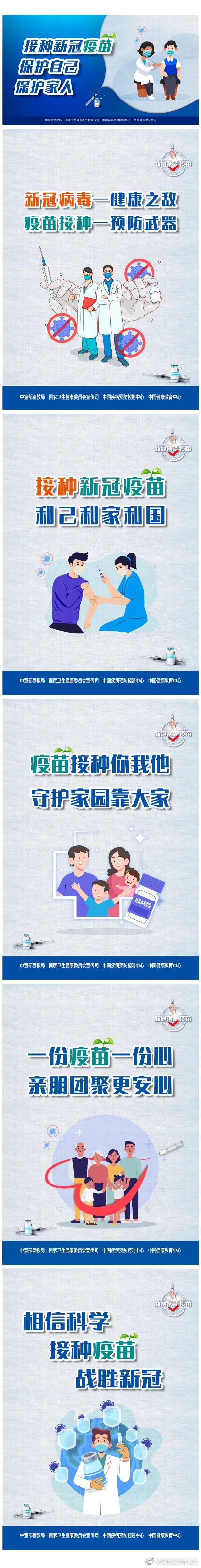 @昆明人 这组新冠病毒疫苗接种系列海报请查收→