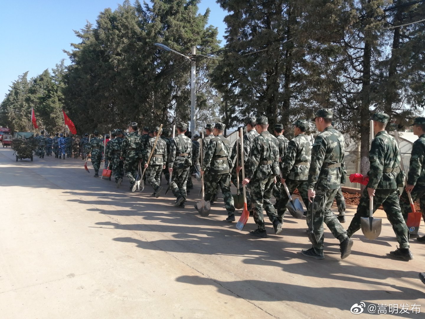 “嵩明发布”微博