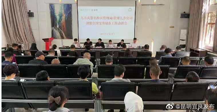 九乡风景名胜区管理局 世博九乡公司
召开创建全国文明城市工作动员会 