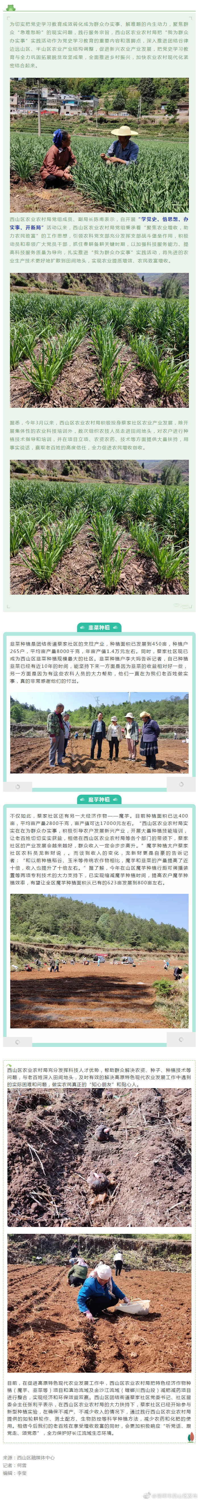 办实事 | 韭菜熟了、农民增收了、他们也放心了