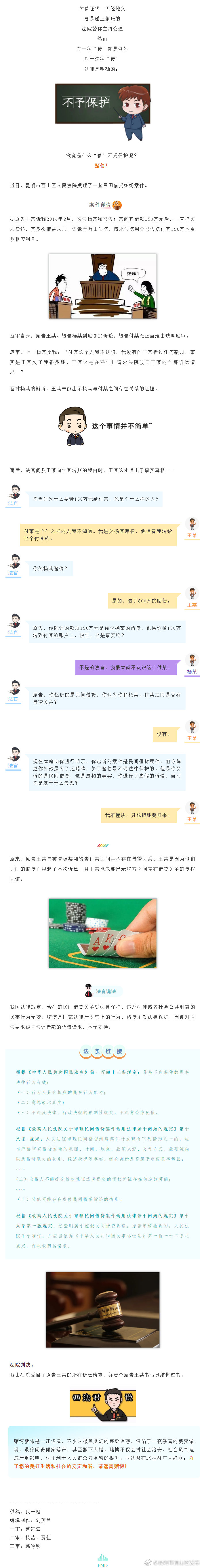 欠债还钱，天经地义？法官：赌债，不受法律保护！