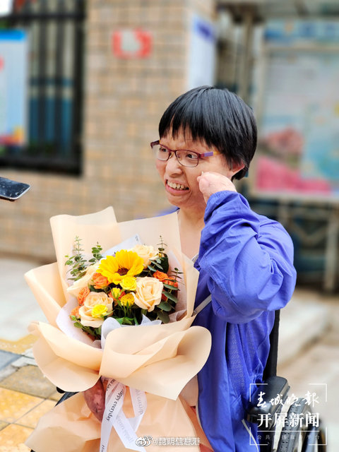 “浴火女孩”唐敏高考考出588分好成绩！