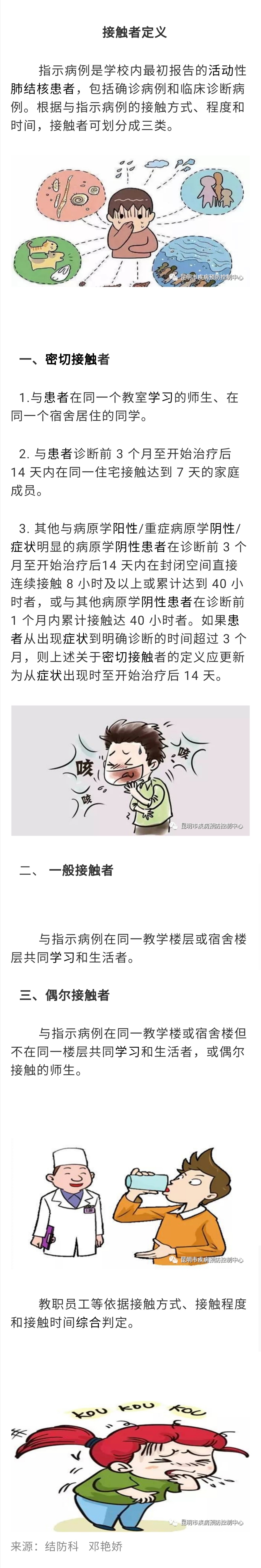 学校结核病密切接触者筛查