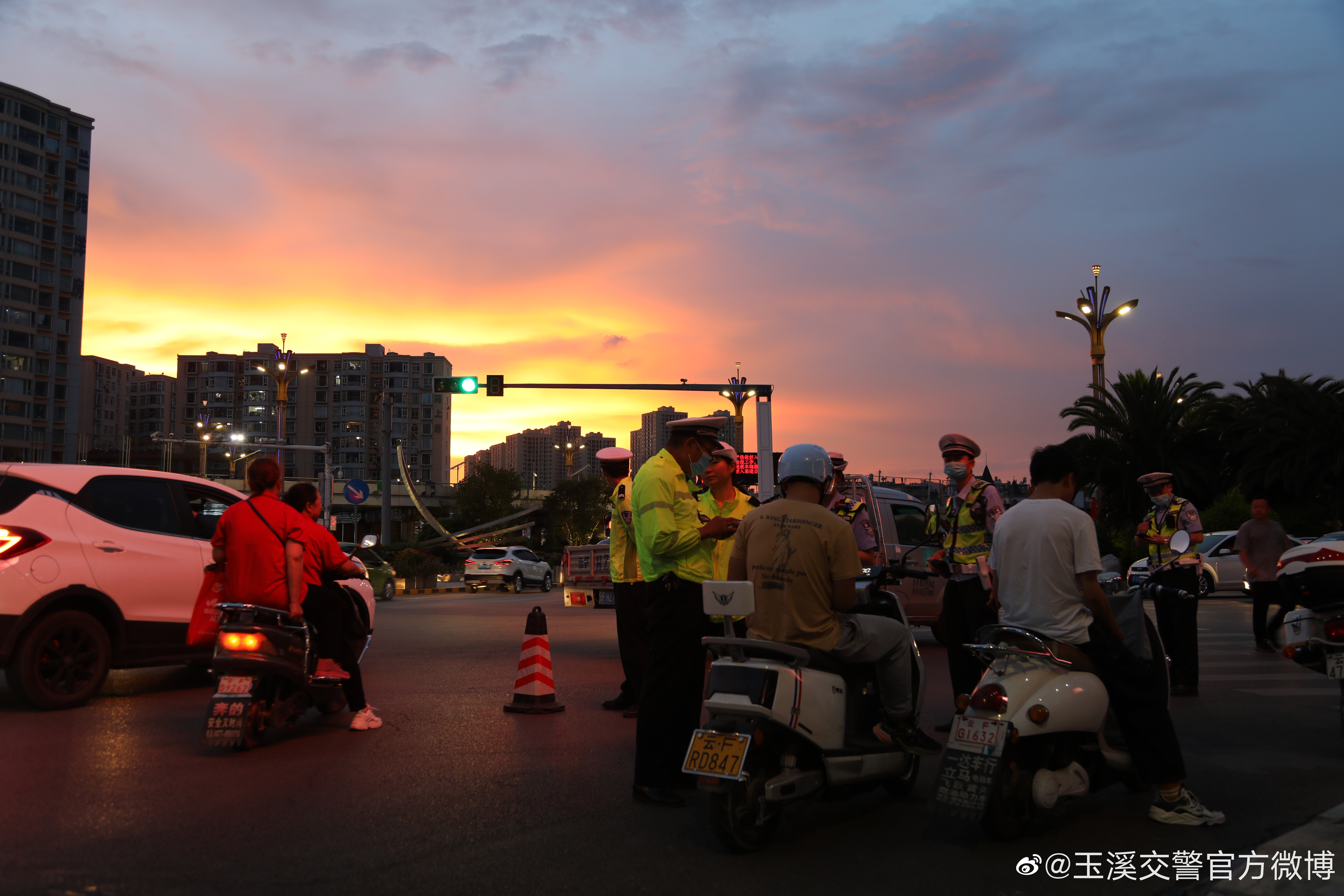 玉溪交警官方微博