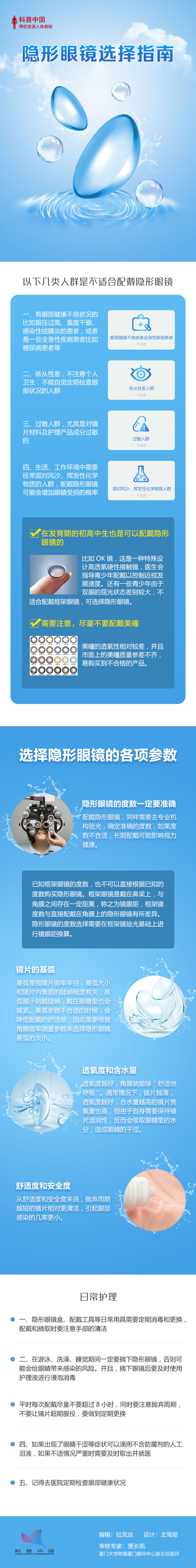 隐形眼镜选择指南