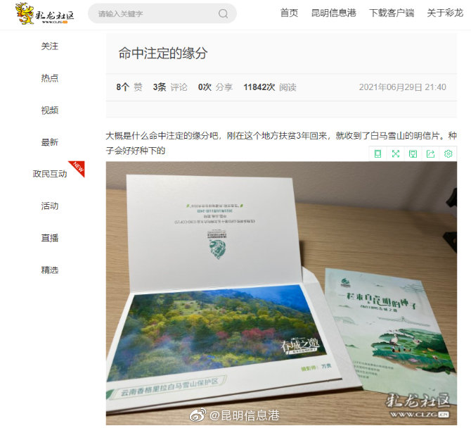 昆明信息港微博