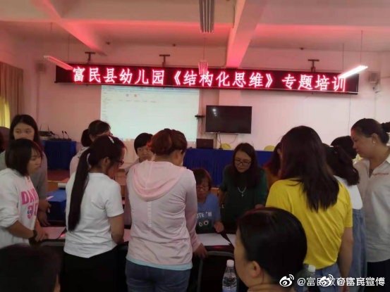 提升思维能力 保障高效工作——富民县幼儿园开展结构化思维学习交流