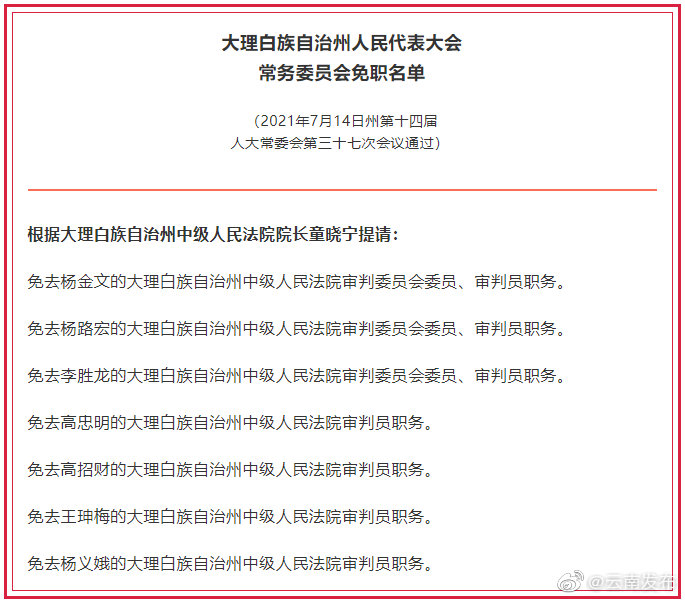 “云南发布”微博