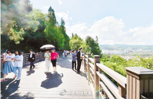 西山景区人行步道正式通行