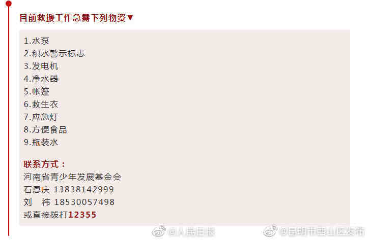 “昆明市西山区发布”微博