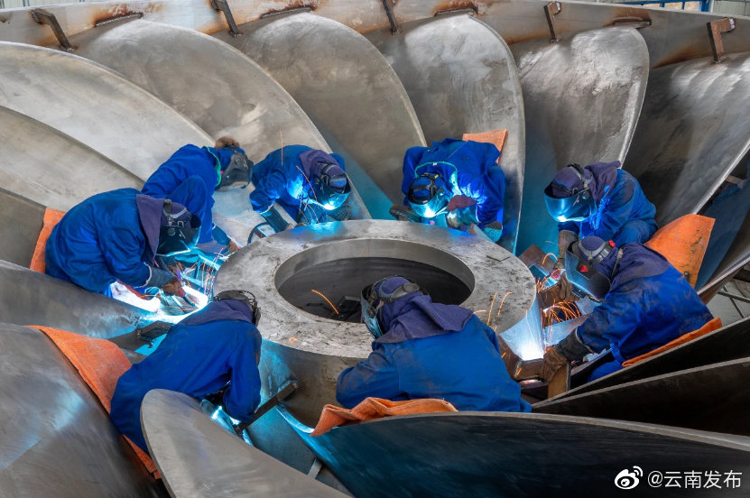 100万千瓦水轮发电机组的“心脏”！白鹤滩水电站16台机组转轮全部制造完成