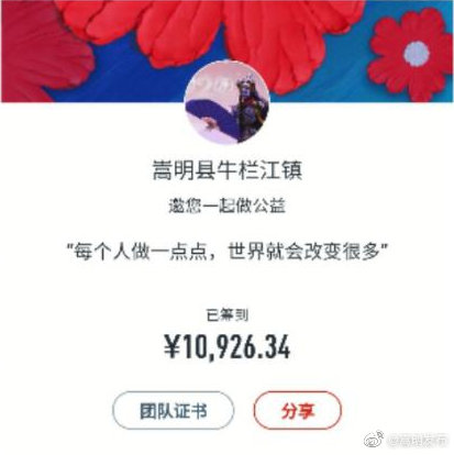 牛栏江镇“99公益日”助力昆明见义勇为