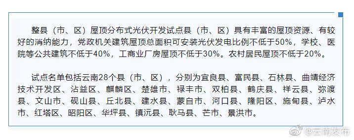 国家级试点！云南28地入选