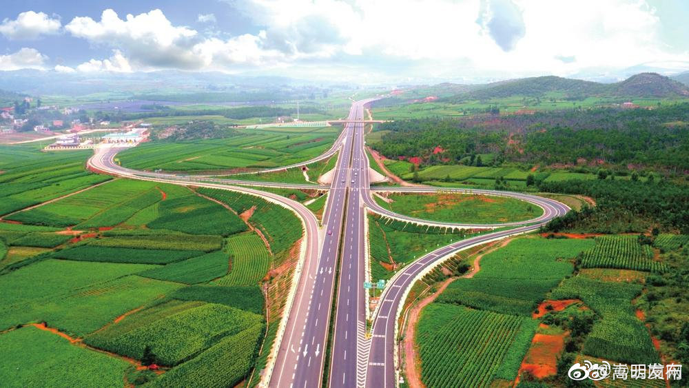 “嵩明发布”微博