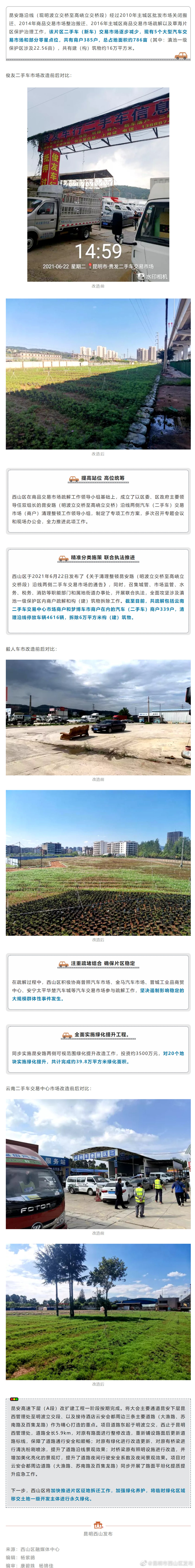 部门齐发力，昆安路沿线两侧的变化太大了……