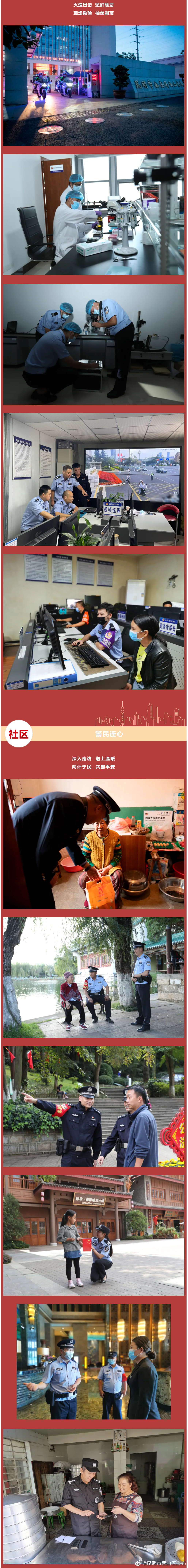 “昆明市西山区发布”微博