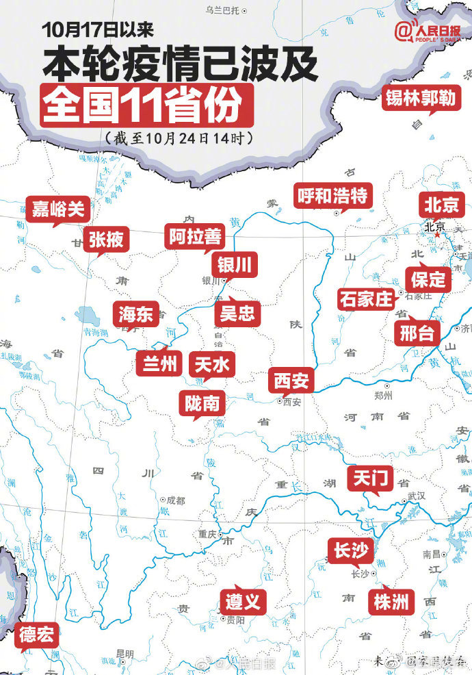 转发提醒！17日以来全国疫情分布图