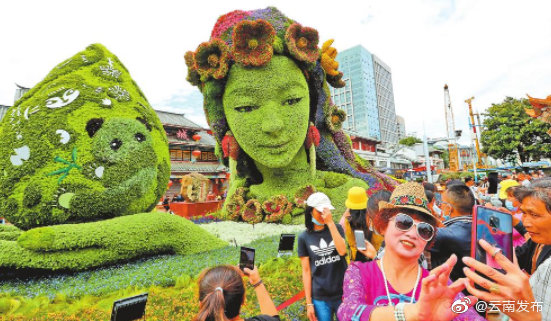 最具人气奖和金奖！“共生共融”立体花坛获双冠