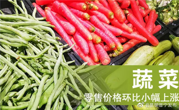 9涨3跌！上周云南省生活必需品零售价格情况来了