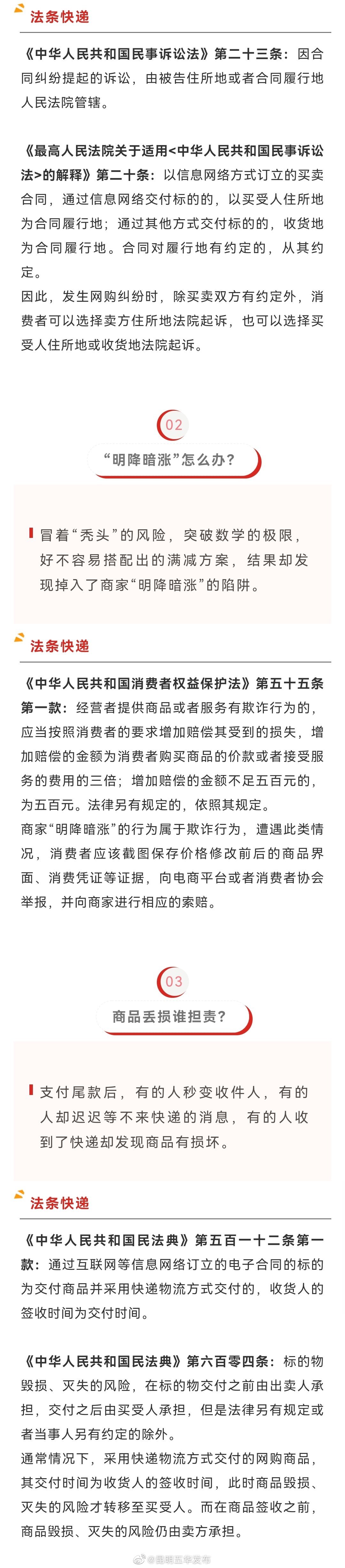 所有人，请查收您的双十一“普法清单”