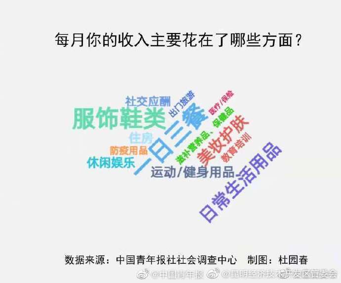 年轻人的收入花在哪了？
