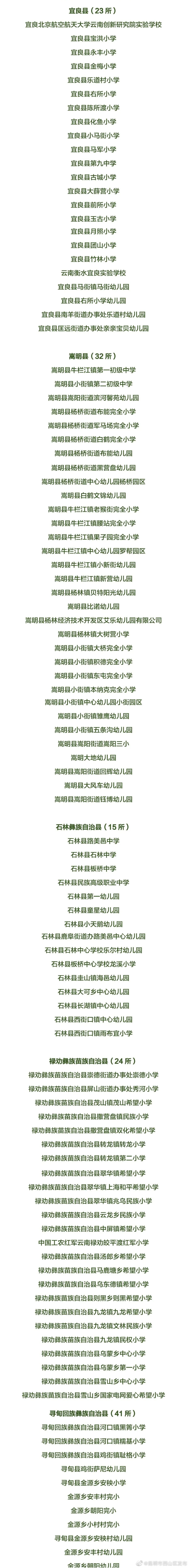 “昆明市西山区发布”微博
