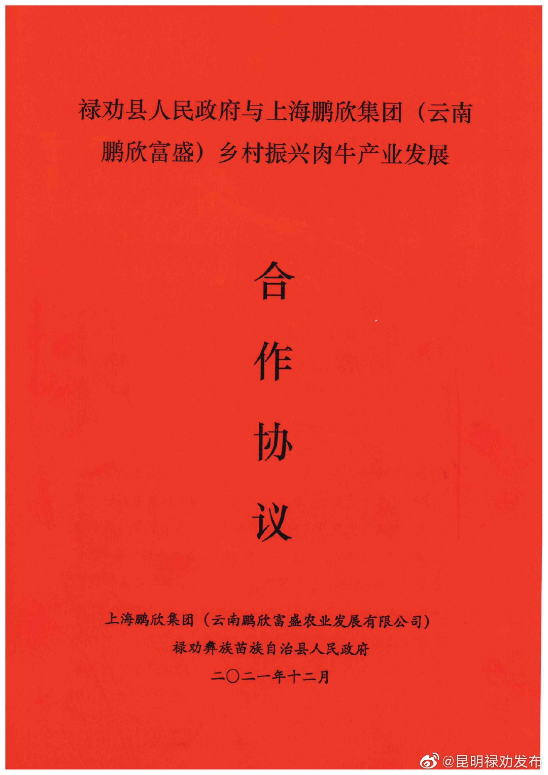 昆明禄劝发布
