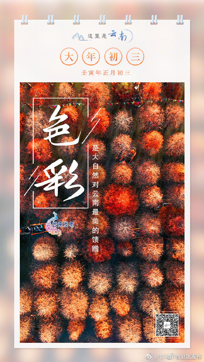 色彩，是大自然对云南最美的馈赠