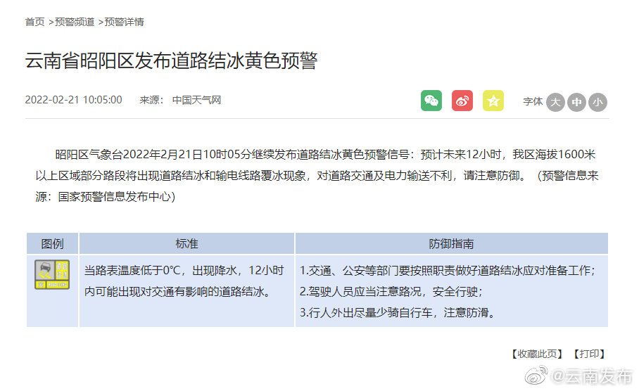 “云南发布”微博