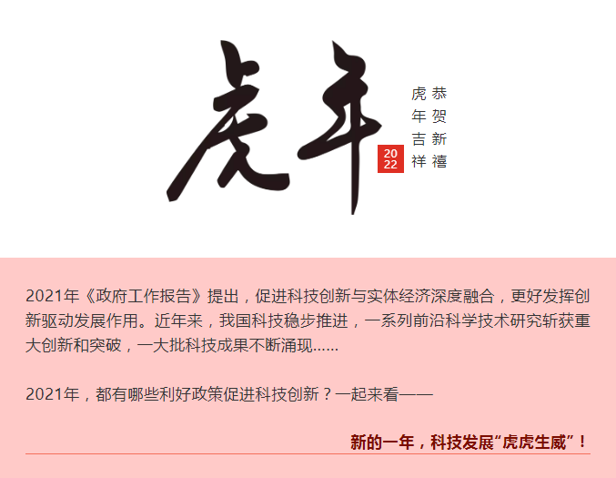 新的一年，科技创新！“虎虎生威”！