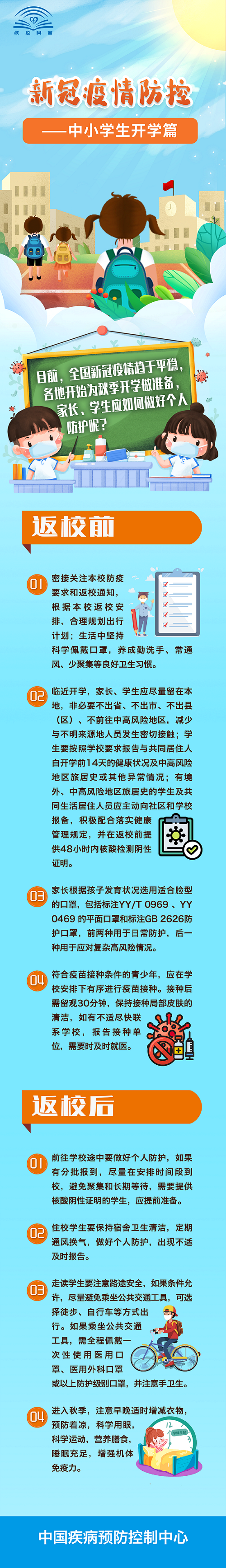 新冠疫情防控——中小学生开学篇