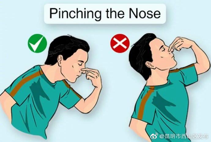 流鼻血时冷敷前额好得快