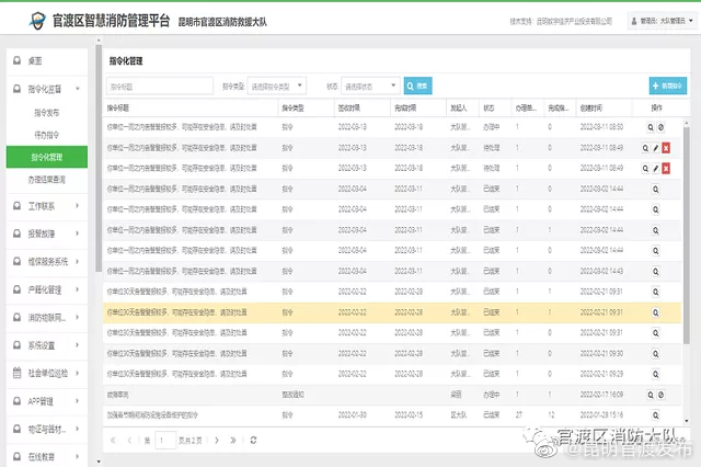 “昆明官渡发布”微博
