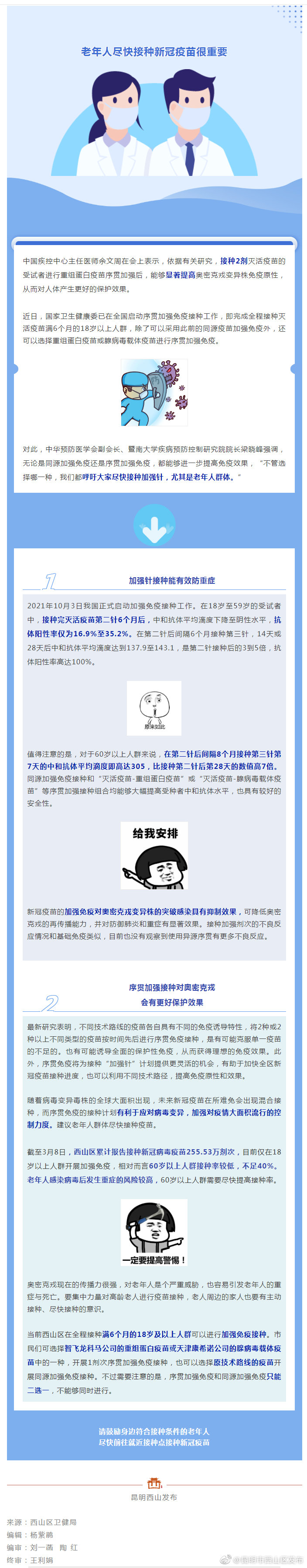 可有效防止重症!赶紧带爸妈去接种疫苗~