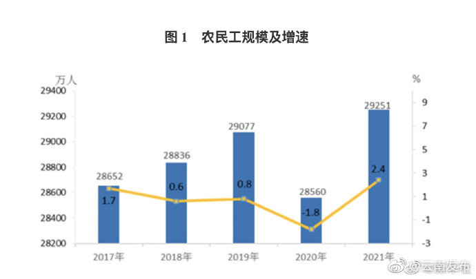 去年全国农民工总量29251万人