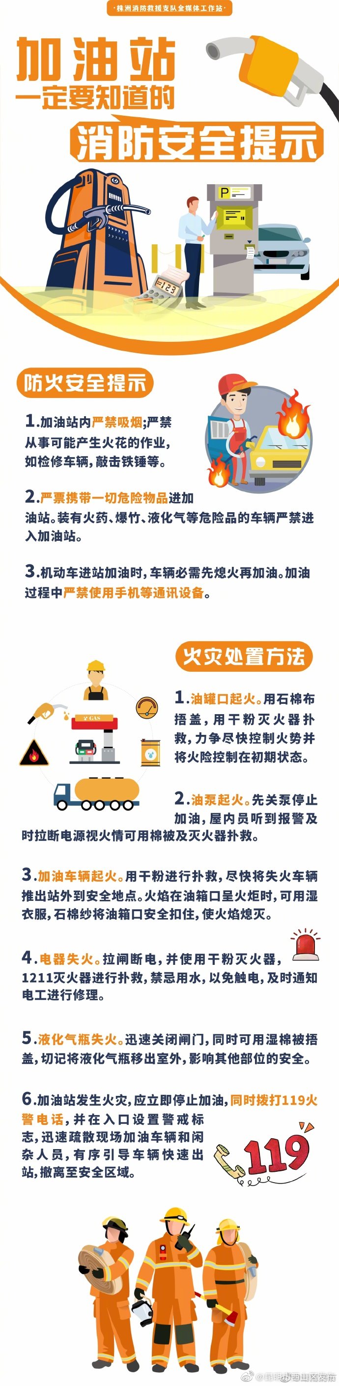 加油站消防安全提示