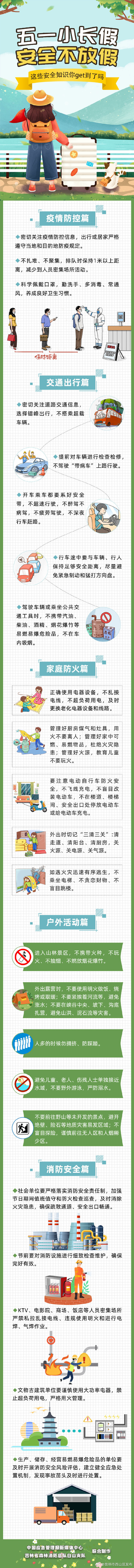 明天就是五一小长假了 这份安全提示请收好